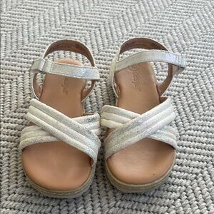 Cat & Jack Silver Kids Sandals